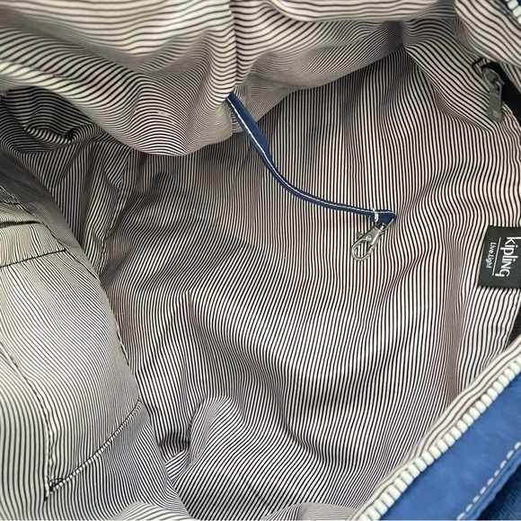 Kipling Asseni Blue Shoulder Tote Bag - Picture 10 of 13